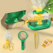5 Piece Outdoor Kit with Magnifying Glass - Insect Observation Set, Bug Catching Tools, Nature Discovery Gear, Science Equipment