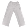 thumbnail image 4 of Bcfgryg Men's Casual Pants Outdoor Sports Trousers Elastic Waist Drawstring Lightweight Breathable Comfortable Loose Fit Work Pants For Hiking Jogging Travel Men’s Jogger Pants Gray L, 4 of 5