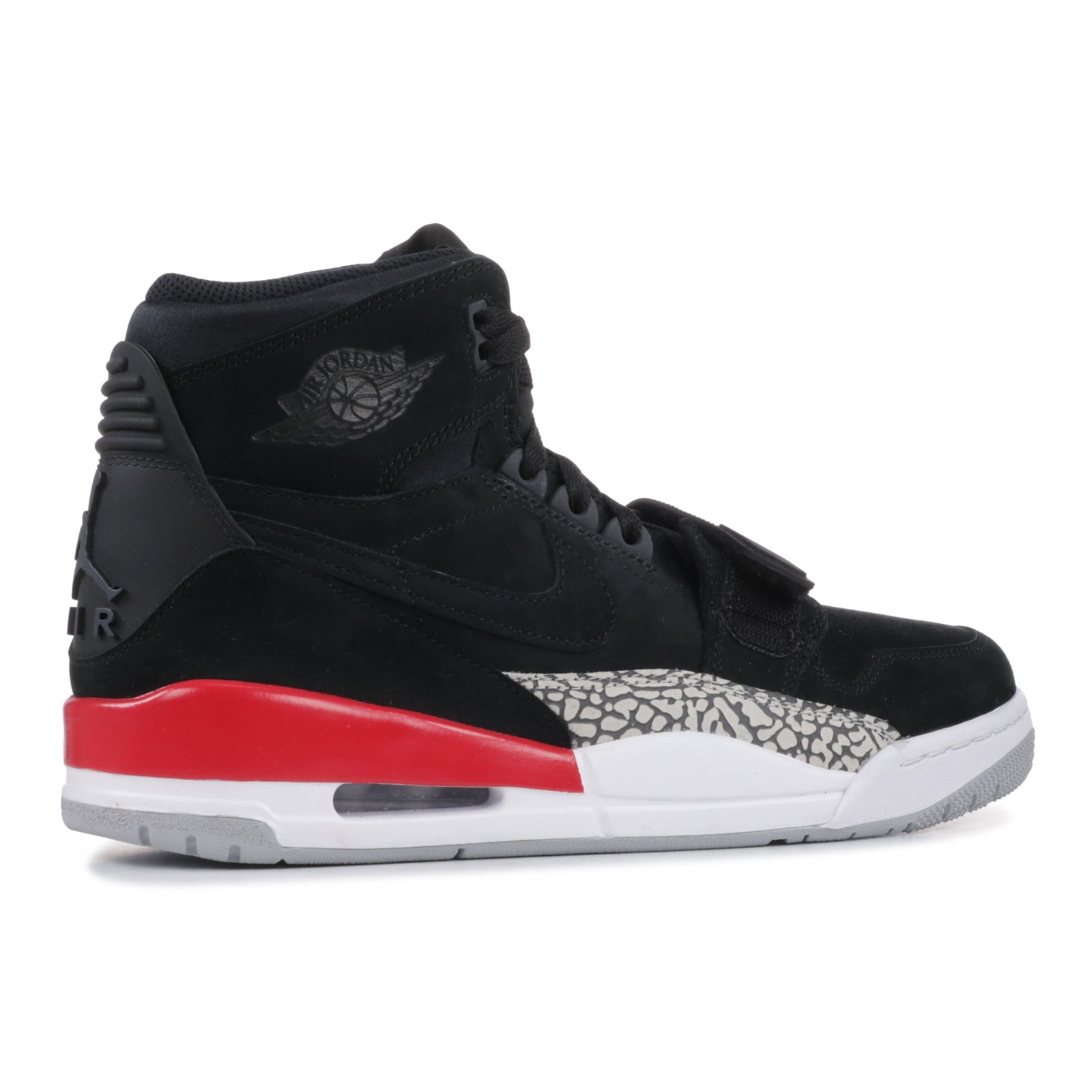 Men s Nike Air Jordan Legacy 312 Hi Top Athletic Sneakers Basketball Shoes Black Fire Red AV3922 060 Walmart