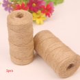 thumbnail image 4 of 100 Meters Natural Jute Twine Burlap String Hemp Rope Wedding Wrapping Cords, 4 of 7