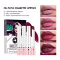 thumbnail image 2 of Waterproof Lana Del Rey Lipstick Glossy 24 Hour Lasting Lip Tint Stain Set Matte Long Lasting Lipstick Women, 2 of 5