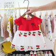 thumbnail image 3 of GYRATEDREAM Baby Toddler Girl Cotton Casual Dress Summer Short Sleeve Basic Tunic Playwear Shirt Dresses 12-18 Months, 3 of 10