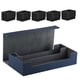 thumbnail image 3 of Premium Deck Box - Soporte para tarjetas con cierre magnético para juegos de cartas coleccionables, tarjetas con mangas, béisbol, fútbol, ​​baloncesto, colección de tarjetas azul oscuro, 3 of 8