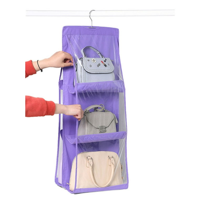 Practical Storage Hanger Bag Two Handle Nonwoven Fabric Organizer