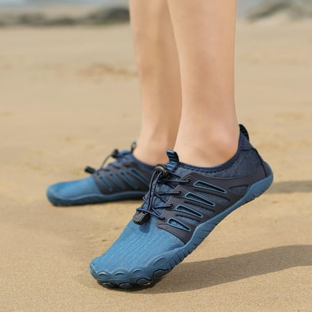

XIAQUJ Couples Wading Breathable Swimming Snorkeling Shoes Men s and Women s Beach Diving Shoes Sneakers for Women 2024 Navy 8(40)