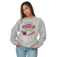 thumbnail image 3 of Patriotic American Workwear Tradition Unisex Plus Fleece Graphic Sweatshirt Brisco Brands 2X, 3 of 6
