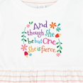 thumbnail image 4 of Inktastic 1st Birthday 1 Year Old Girl She is Fierce Girls Baby Dress, 4 of 5