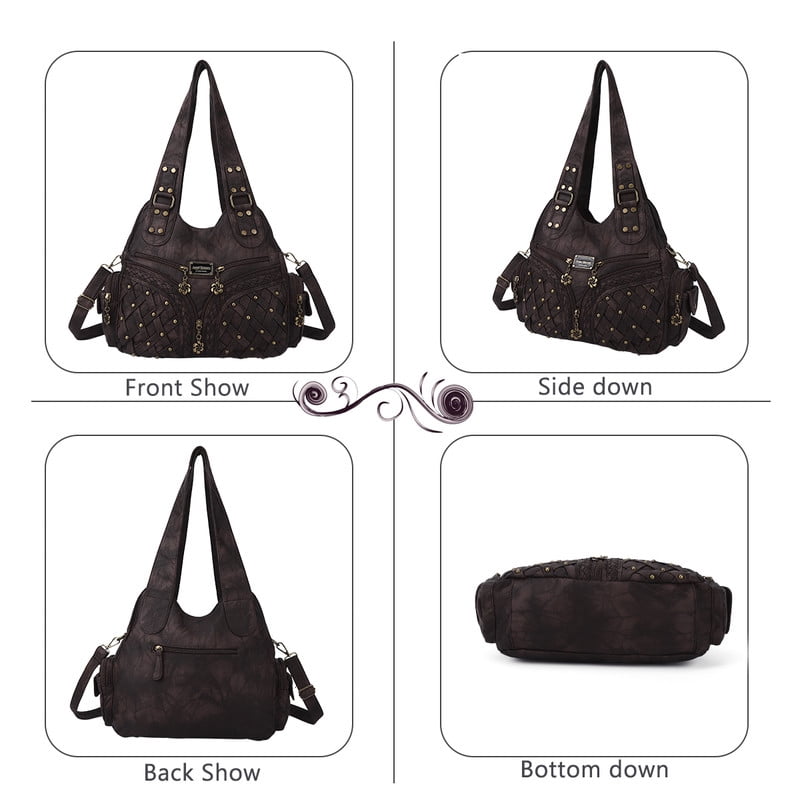Angel Barcelo Purses for Women handbag Shoulder Bag Multi pocket wallet crossbody bag