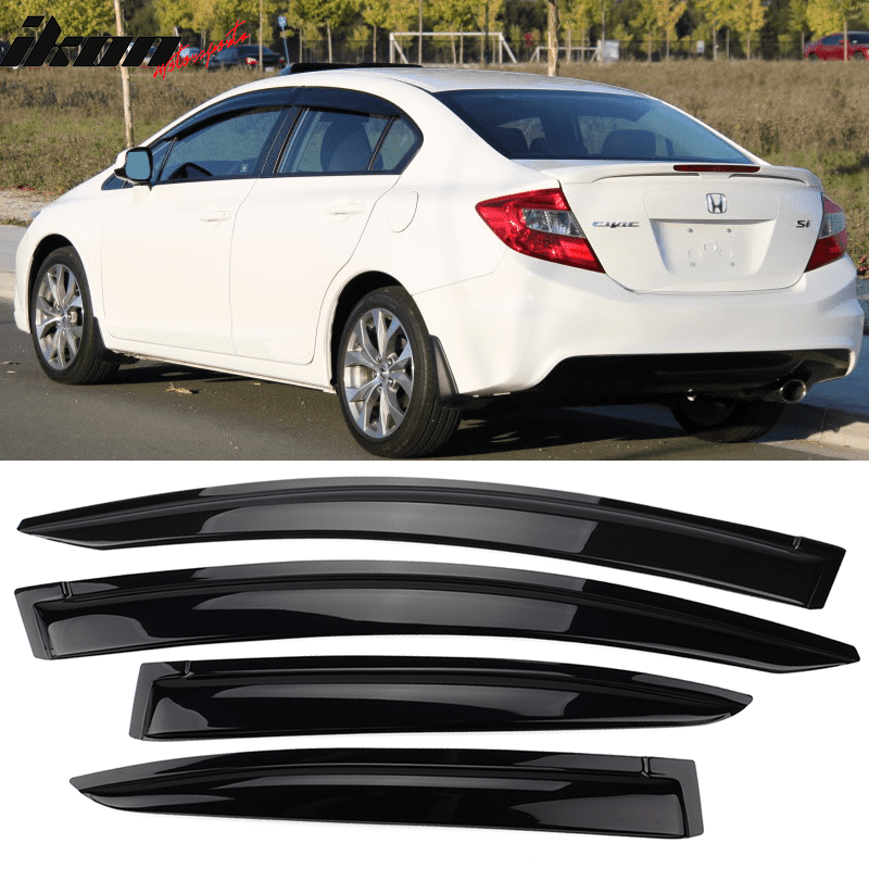 honda civic rain guards