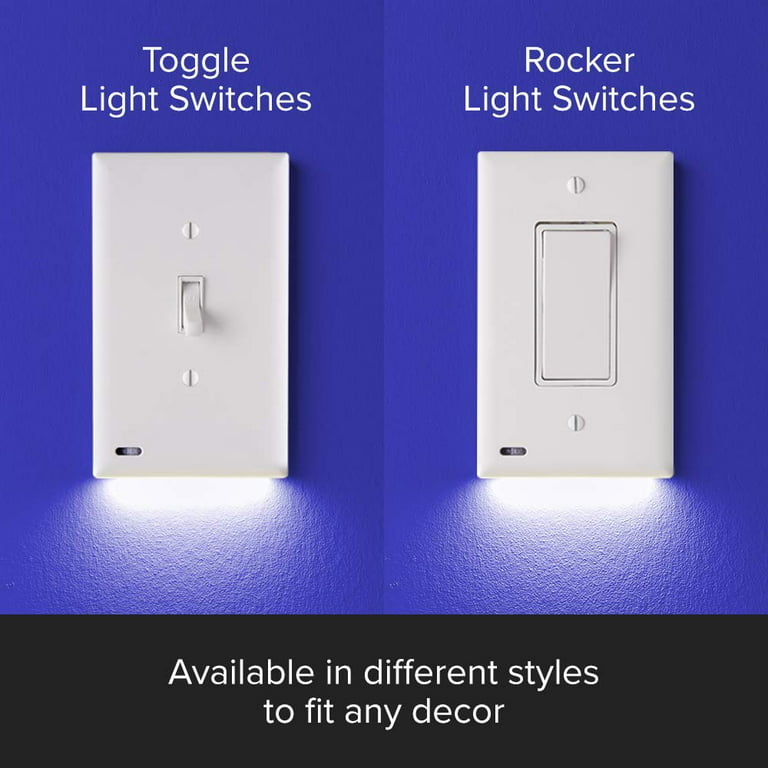 Single - SnapPower SwitchLight - LED Night Light - for Single-Pole