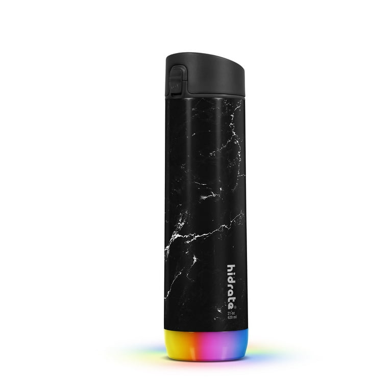 Hidrate Spark STEEL Smart Water Bottle, 17 oz., Chug, Black Hidrate Spark STEEL Smart Water Bottle, 17 oz., Chug, Black