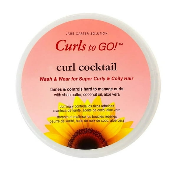 Jane Carter Solution Curls to Go Curl Cocktail Conditioning Styling Cream, 2 oz