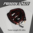 thumbnail image 2 of MELIVO Bike Lock,33.46" Motorcycle Lock,Chain Bicycle Lock Chain Lock,1.41lb, 2 of 7