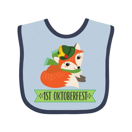 

Inktastic 1st Oktoberfest Festival Woodland Fox Gift Baby Boy or Baby Girl Bib