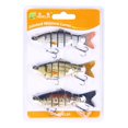 thumbnail image 1 of Wmool 6-Segment Multi Jointed Fishing Lures w/ Box Fishing Bait Crankbait Hooks, 1 of 8