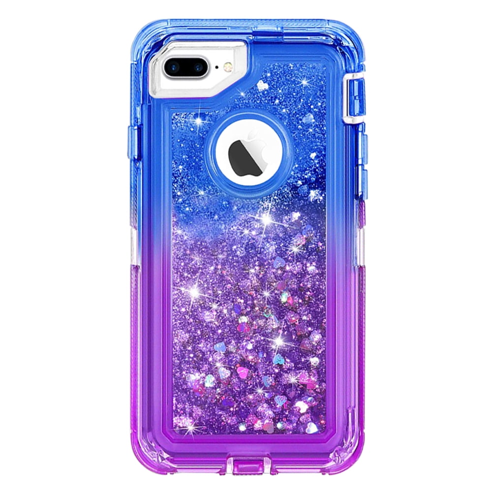 Plus 7 Plus iPhone iPhone for Modes 8 Apple Plus Cover / iPhone / 6/6S Silicone Case Sparkling Wireless -
