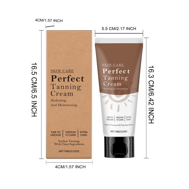 Binmer Intensive Tanning Gel Intensive Tanning Accelerator Brown Tanning Gel Tanning Accelerator For Sunbeds Brown Intensive Tanning Gel For Outdoor 100g