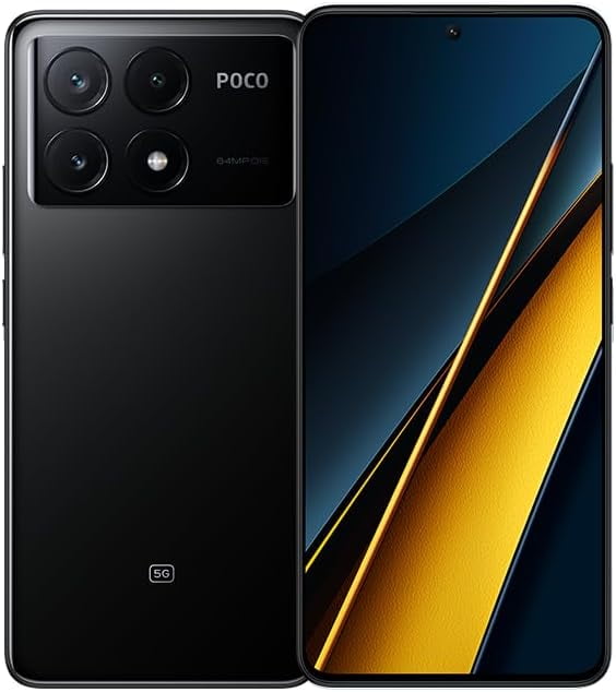 Xiaomi Poco X6 PRO 5G Global Unlocked GSM (512GB+12GB) 6.67" AMOLED 64MP Camera (T-Mobile Mint Tello & Global) Black