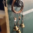 thumbnail image 3 of TUITOONM  Black Twig Bell Wreath Pendant Wind Chime Home Decoration Garland For Front Door Window Wall Hanging Artificial Indoor Outdoor Party Props, 3 of 6