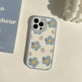 thumbnail image 5 of Case Compatible for iPhone 7 Plus/iPhone 8 Plus, Cute Flower Soft TPU Protective Bumper Cover Women Girls, Blue Floral Pattern Phone Case for iPhone 7 Plus/iPhone 8 Plus (5.5 inch), 5 of 14