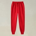 thumbnail image 2 of HBFAGFB Pantalon Décontracté pour Hommes Léger Confortable avec Poches Rouge Taille TTG, 2 of 3