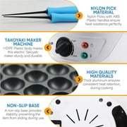 Takoyaki Maker Machine by StarBlue with Takoyaki Picks