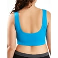 thumbnail image 4 of XXLvision Women's Plus Size Wireless Padded Yoga Sports Bra, 4 of 7