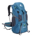 thumbnail image 1 of Mochila de Senderismo Bseash 50L Resistente al Agua Ligera Verde Azul, 1 of 9