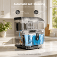 thumbnail image 3 of Havato Nugget Ice Maker , 35lbs/24H Soft Chewable Sonic Ice Machine, Self-Cleaning, Quiet Operation,Black, 3 of 5