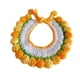 thumbnail image 1 of Collar de gato de punto, collar de punto, collar hecho a mano, babero de vestir ajustable para Gradiente amarillo, 1 of 9