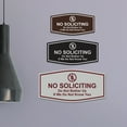 thumbnail image 3 of Fancy No Soliciting Do Not Bother Us If We Do Not Know You Sign (Lt Gray) - Large, 3 of 5