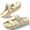 Beige, variant on Women's Men's Slides Sandals Adjustable Velcro Buckle Slippers with Arch Support for Beaches Gyms Swimming Pool Gardens EVA Shoes Outdoor Indoor