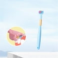 thumbnail image 1 of Pisexur Suministros para mascotasCepillo de dientes de tres lados en forma de V, un cepillo, tres limpiezas eficientes, cepillo de dientes de cerdas suaves para niños 2 piezaspara perros, gatos y an, 1 of 5