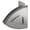 Satin Chrome, variant on CRL CA90SBR Brass/Chrome Accents Cathedral Wall Bracket