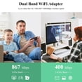 thumbnail image 2 of Adaptador WiFi WAVLINK USB 3.0 AC1300 Doble Banda 5GHz+2.4GHz, 2 of 9