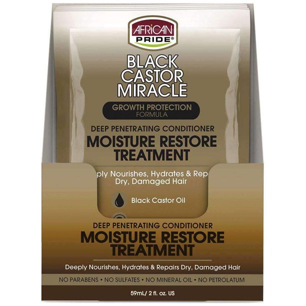 African Pride Black Castor Miracle Moisture Restore ...