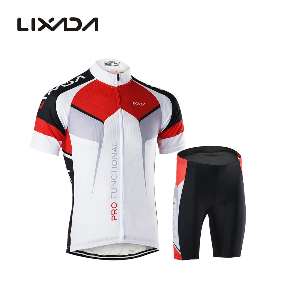 Details about   Summer Mens MTB Bike Sets Short Sleeve Bib Shorts Bicycle Outfits Sports Wear 