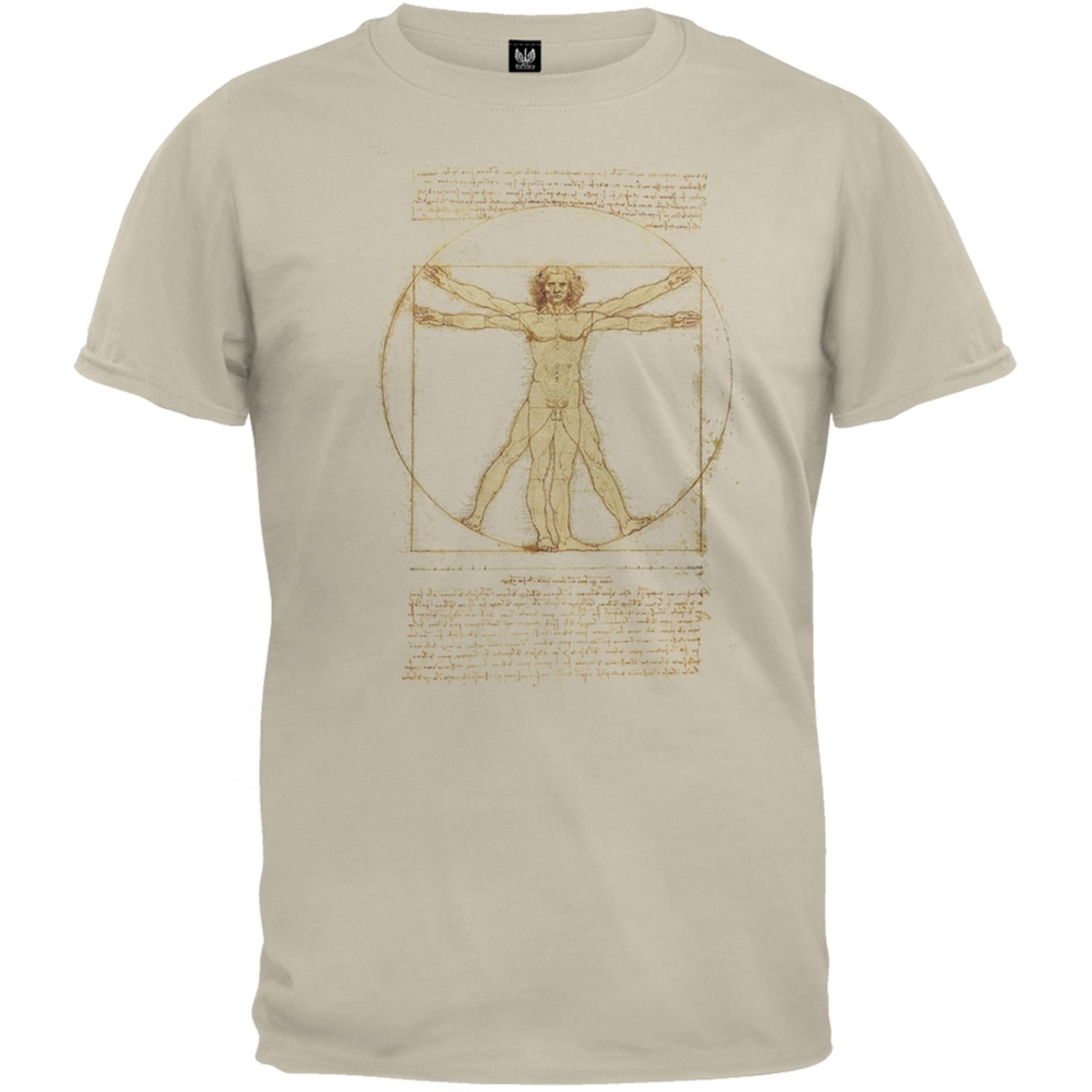 Vitruvian Man T-Shirt - Medium - Walmart.com