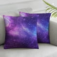 thumbnail image 3 of Galaxy Star, Space Nebula, Pillow Cover, Farmhouse Pillow Cover, Living Room Square Cushion, Sofa Bed, Home Outdoor Interior Decoration  1 set of 2, various sizes, 3 of 7