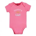 thumbnail image 5 of Hudson Baby Infant Girl Cotton Bodysuits, Daddys Girl, 9-12 Months, 5 of 5