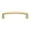 Champagne Gold, variant on GlideRite 3-3/4 in. Center-Center Transitional Cabinet Pull, Graphite Gray - 81092-GPH, 1 Pack