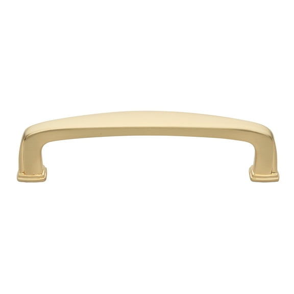 GlideRite 3-3/4 in. Center-Center Transitional Cabinet Pull, Champagne Gold - 81092-CHPG, 1 Pack