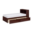thumbnail image 4 of Lexicon Rowe Wood Twin Bookcase Bed with Storage Boxes in Dark Cherry, 4 of 5