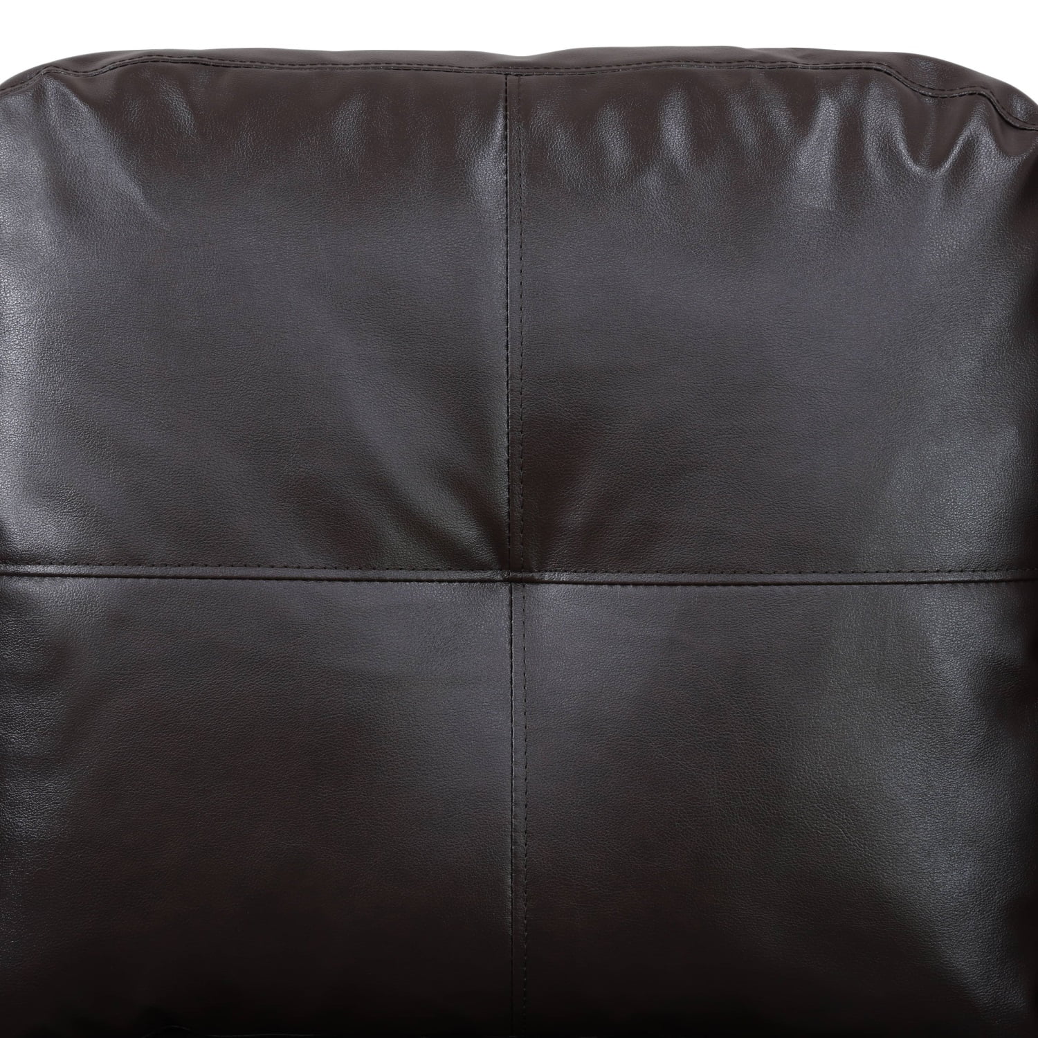 Hommoo Sofa Set, Faux Leather 2-Piece Couch Living Room Sofa Set, Brown