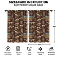 thumbnail image 2 of Blackout Kids Curtains,Brown Cartoon Dinosaurs Fossils Pattern Childrens Insulated Curtains Set Of 2,Bedroom Essentials,Toddler Room Decor 42"x63", 2 of 5