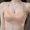 Khaki, variant on Njagoc3 Wireless Bras for Women V Neck Lace Floral Print Two Color Patching Fine Straps Everyday Bra