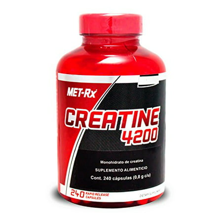 Creatine 4200 Muscle Strength Gains 240 capsules by MET-Rx - (Best Supplements For Muscle Gain And Strength)