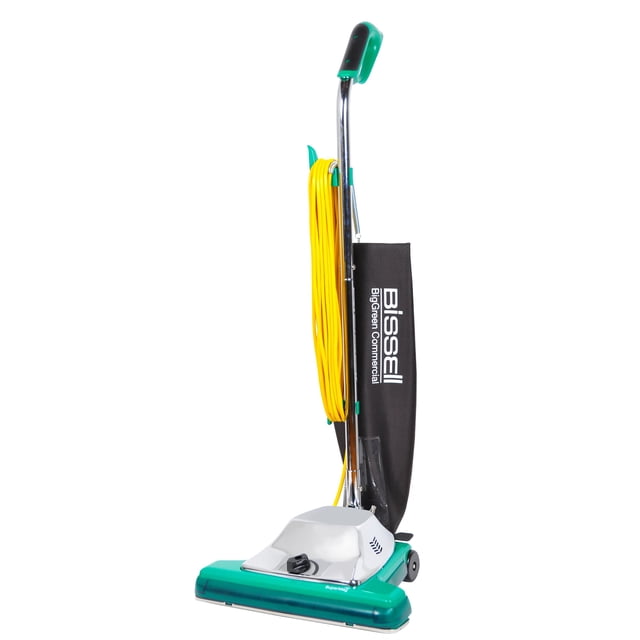 Aspiradora vertical Bissell BigGreen Commercial BG102H ProBag con mango de agarre cómodo e imán, 870 W, ancho de aspiración de 40,6 cm