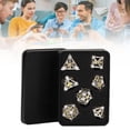 thumbnail image 4 of Polyhedral Dice, Multipurpose RPG Game Dice Exquisite Hollow For Education ANGGREK AC7312, 4 of 8