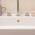 thumbnail image 4 of Viveous 2Pcs Overflow Ring Cover Bathroom Basin Water Hole Insert Trim Ring Round Overflow Drain Cap for Bathroom Kitchen Supplies, 4 of 10